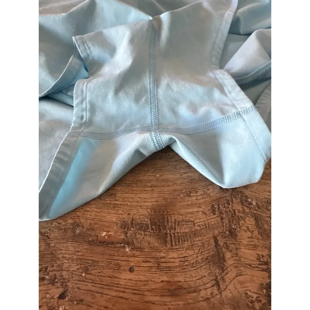 Lululemon baby blue running shorts Size 8